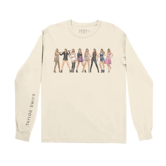 Taylor Swift Tops - Taylor Swift 1989 Taylor’s Version Long Sleeve T-Shirt (RARE)